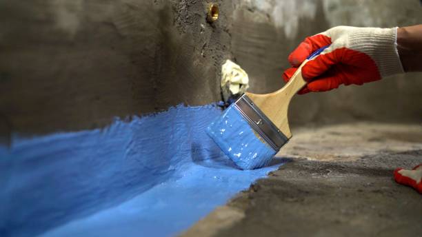 SJ Waterproofing Pros commercial waterproofing team near Worthville, KY